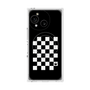 プレミアムスクエアケース with SnapMag［ Racing checkered flag - レーシングチェッカーフラッグ ］