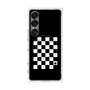 プレミアムスクエアケース with SnapMag［ Racing checkered flag - レーシングチェッカーフラッグ ］
