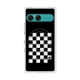 プレミアムスクエアケース with SnapMag［ Racing checkered flag - レーシングチェッカーフラッグ ］