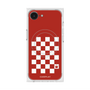 プレミアムスクエアケース with SnapMag［ Racing checkered flag Red - レーシングチェッカーフラッグ レッド ］