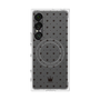 プレミアムスクエアケース with SnapMag［ CASEPLAY Crown dots Black - ケースプレイ・クラウン・ドッツ ブラック ］