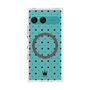 プレミアムスクエアケース with SnapMag［ CASEPLAY Crown dots Black - ケースプレイ・クラウン・ドッツ ブラック ］