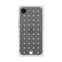 プレミアムスクエアケース with SnapMag［ CASEPLAY Crown dots White - ケースプレイ・クラウン・ドッツ ホワイト ］