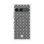 プレミアムスクエアケース with SnapMag［ CASEPLAY Crown dots White - ケースプレイ・クラウン・ドッツ ホワイト ］