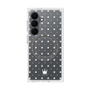 プレミアムスクエアケース with SnapMag［ CASEPLAY Crown dots White - ケースプレイ・クラウン・ドッツ ホワイト ］