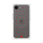 プレミアムスクエアケース with SnapMag［ CASEPLAY Crown dots Red - ケースプレイ・クラウン・ドッツ レッド ］