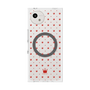 プレミアムスクエアケース with SnapMag［ CASEPLAY Crown dots Red - ケースプレイ・クラウン・ドッツ レッド ］
