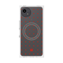 プレミアムスクエアケース with SnapMag［ CASEPLAY Crown dots Red - ケースプレイ・クラウン・ドッツ レッド ］