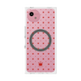 プレミアムスクエアケース with SnapMag［ CASEPLAY Crown dots Red - ケースプレイ・クラウン・ドッツ レッド ］