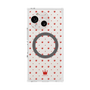 プレミアムスクエアケース with SnapMag［ CASEPLAY Crown dots Red - ケースプレイ・クラウン・ドッツ レッド ］