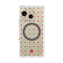 プレミアムスクエアケース with SnapMag［ CASEPLAY Crown dots Red - ケースプレイ・クラウン・ドッツ レッド ］