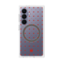 プレミアムスクエアケース with SnapMag［ CASEPLAY Crown dots Red - ケースプレイ・クラウン・ドッツ レッド ］