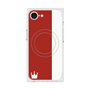 プレミアムスクエアケース with SnapMag［ CASEPLAY Bi-Colors Red & White - ケースプレイ・バイカラー レッド＆ホワイト ］
