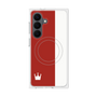 プレミアムスクエアケース with SnapMag［ CASEPLAY Bi-Colors Red & White - ケースプレイ・バイカラー レッド＆ホワイト ］