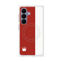 プレミアムスクエアケース with SnapMag［ CASEPLAY Bi-Colors Red & White - ケースプレイ・バイカラー レッド＆ホワイト ］