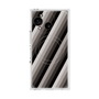 プレミアムスクエアケース with SnapMag［ Middle Stripe - Black ］
