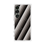 プレミアムスクエアケース with SnapMag［ Middle Stripe - Black ］