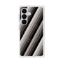 プレミアムスクエアケース with SnapMag［ Middle Stripe - Black ］