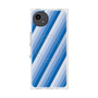 プレミアムスクエアケース with SnapMag［ Middle Stripe - Blue ］