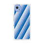 プレミアムスクエアケース with SnapMag［ Middle Stripe - Blue ］