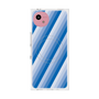 プレミアムスクエアケース with SnapMag［ Middle Stripe - Blue ］