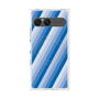 プレミアムスクエアケース with SnapMag［ Middle Stripe - Blue ］