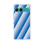 プレミアムスクエアケース with SnapMag［ Middle Stripe - Blue ］