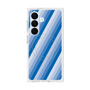 プレミアムスクエアケース with SnapMag［ Middle Stripe - Blue ］