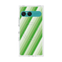 プレミアムスクエアケース with SnapMag［ Middle Stripe - Green ］