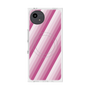 プレミアムスクエアケース with SnapMag［ Middle Stripe - Pink ］