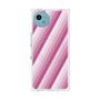 プレミアムスクエアケース with SnapMag［ Middle Stripe - Pink ］