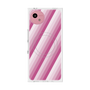 プレミアムスクエアケース with SnapMag［ Middle Stripe - Pink ］