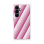 プレミアムスクエアケース with SnapMag［ Middle Stripe - Pink ］