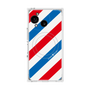 プレミアムスクエアケース with SnapMag［ Big Stripe - Red × Blue ］