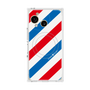 プレミアムスクエアケース with SnapMag［ Big Stripe - Red × Blue ］