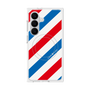 プレミアムスクエアケース with SnapMag［ Big Stripe - Red × Blue ］