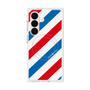 プレミアムスクエアケース with SnapMag［ Big Stripe - Red × Blue ］