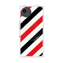 プレミアムスクエアケース with SnapMag［ Big Stripe - Red × Black ］