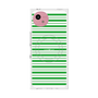 プレミアムスクエアケース with SnapMag［ Small Border - Green ］