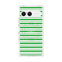 プレミアムスクエアケース with SnapMag［ Small Border - Green ］