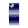 プレミアムスクエアケース with SnapMag［ Middle Border - Blue ］