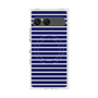 プレミアムスクエアケース with SnapMag［ Middle Border - Blue ］