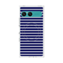 プレミアムスクエアケース with SnapMag［ Middle Border - Blue ］