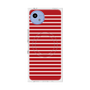 プレミアムスクエアケース with SnapMag［ Middle Border - Red ］