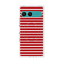 プレミアムスクエアケース with SnapMag［ Middle Border - Red ］