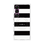 プレミアムスクエアケース with SnapMag［ Big Border - Black ］