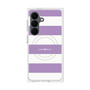 プレミアムスクエアケース with SnapMag［ Big Border - Purple ］