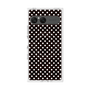 プレミアムスクエアケース with SnapMag［ Small Dot - Black ］