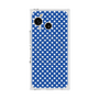 プレミアムスクエアケース with SnapMag［ Small Dot - Blue ］