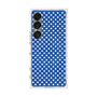 プレミアムスクエアケース with SnapMag［ Small Dot - Blue ］